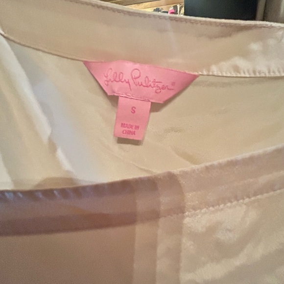 Lilly Pulitzer Off-Shoulder Cream Top - Picture 8 of 8